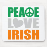 Peace Love Irish Mouse Pad