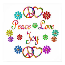 Peace Love Joy posters