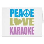 Peace Love Karaoke Card