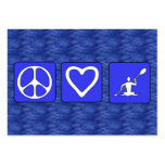 Peace Love Kayaking Business Card Template
