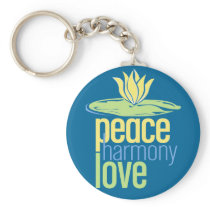 Peace Love Keychain