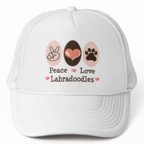 Peace Love Labradoodles Cap
