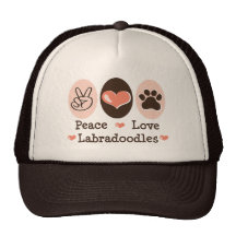 Peace Love Labradoodles Hat