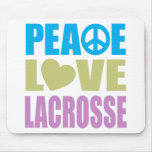 Peace Love Lacrosse Mousepads