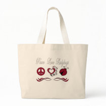 Peace Love Ladybugs Bags