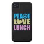 Peace Love Lunch iPhone 4 Case-Mate Case