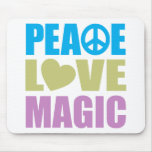 Peace Love Magic Mouse Pads