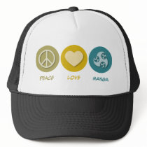 Peace Love Manga Hat
