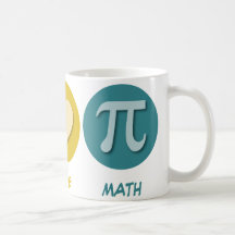 Peace Love Math Mug