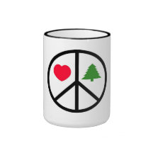 Peace Love Merry Christmas Coffee Mug