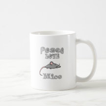 Peace Love Mice Mug