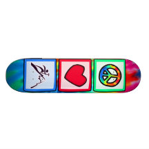 Peace, Love, Mountain Climbing Skate Decks