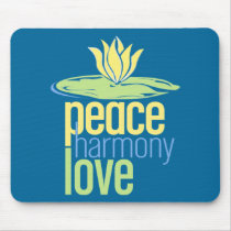 Peace Love Mousepad