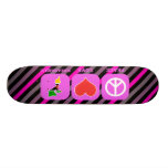 Peace Love Mozambique Custom Skateboard