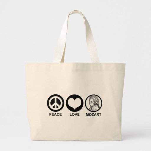 Peace Love Mozart Bags