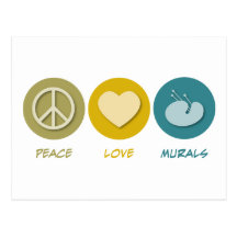 Peace Love Murals Postcards