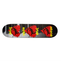 Peace Love Music Hope Skate Board Decks