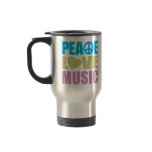 Peace Love Music Mugs