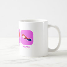 Peace Love Nepal Mug