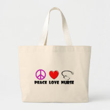 Peace Love Nurse Bags