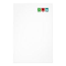 Peace Love Nurse Stationery Design