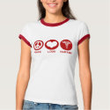 Peace Love Nursing t-shirts