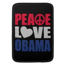 Peace Love Obama Sleeves For MacBook Air
