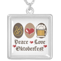 Peace Love Oktoberfest Necklace necklaces