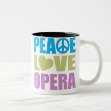 Peace Love Opera Coffee Mug