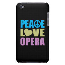 Peace Love Opera iPod Touch Cases