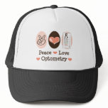Peace Love Optometry Optometrist Hat
