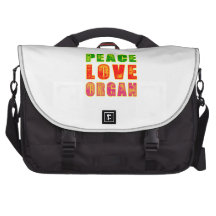 Peace Love Organ Bag For Laptop