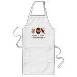 Peace Love Paleontology Apron