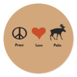 Peace Love Palin Stickers