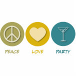 Peace Love Party photo sculptures