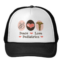 Peace Love Pediatrics Pediatrician Hat
