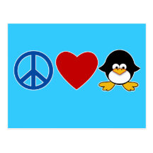 Peace Love Penguin Baby T-shirts, Mugs Post Cards