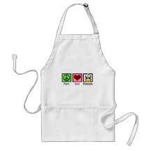 Peace Love Penguins Apron