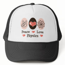 Peace Love Physics Hat