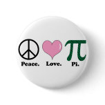 peace love pi pin