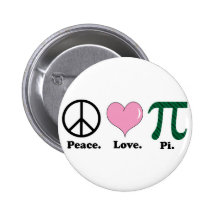 peace love pi pin