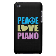 Peace Love Piano iPod Touch Case-Mate Case