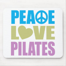 Peace Love Pilates Mouse Pad