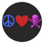 Peace Love Pirates T-shirts, Mugs, Gifts stickers