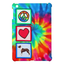 Peace, Love, Pitbulls iPad Mini Covers