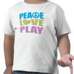 Peace Love Play T Shirt