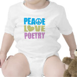 Peace Love Poetry Bodysuits