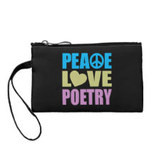 Peace Love Poetry Coin Purses