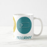Peace Love Procurement Coffee Mugs