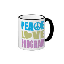 Peace Love Program Coffee Mug